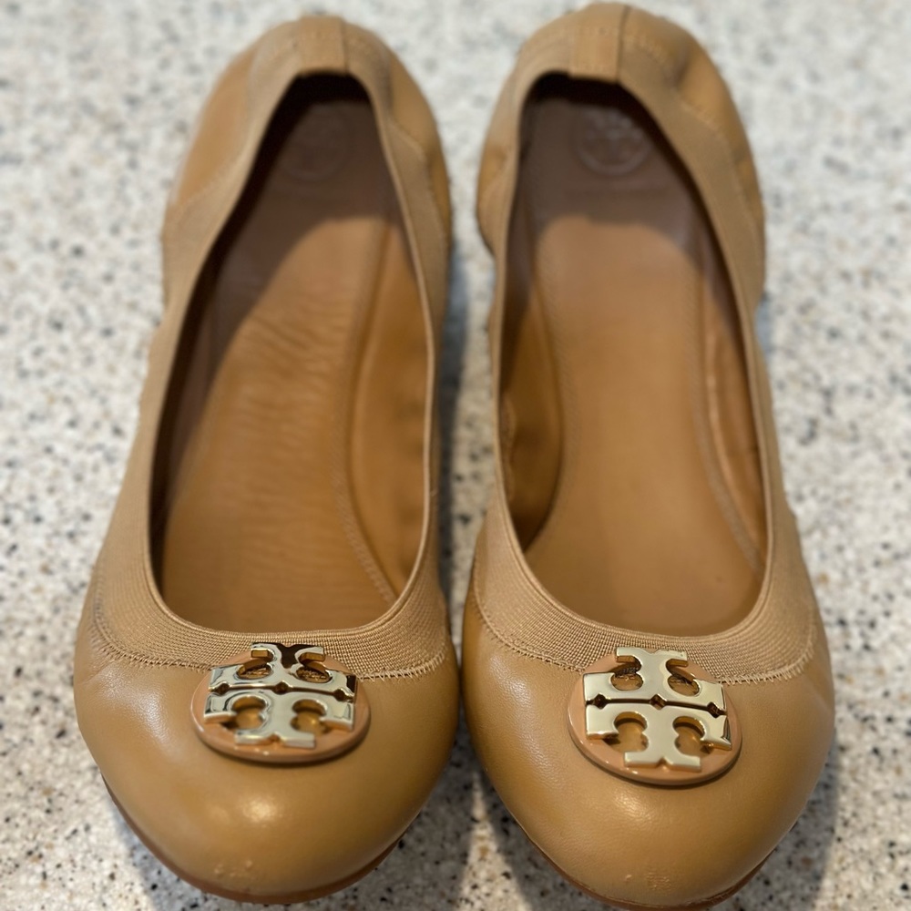 Nude Tory Burch Ballet Flats